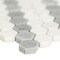 Ackland Calabria Frost 10.94 in. x 13.74 in. Polished Marble Mosaic Tile, 10PK AKM-S-CAFR1X1LUP-CA - alternate 3